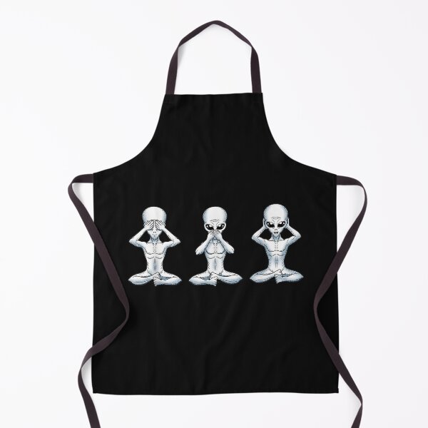 Item preview, Funny Alien See No Evil Speak No Evil Hear No Evil Space Pun designed and sold by ALISONABBOTTAU.