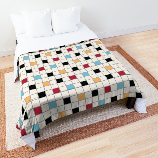 We LOVE the 80s - VINTAGE grid pattern Comforter