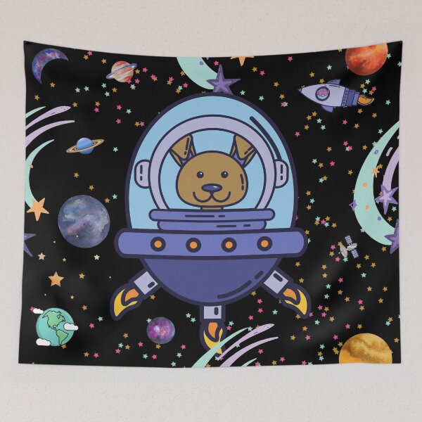 Item preview, Space Mutt  designed and sold by ShallyLoves.