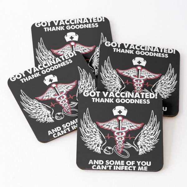 Item preview, God Vaccinated Thank Goodness Some Of You Cant Infect Me designed and sold by ALISONABBOTTAU.