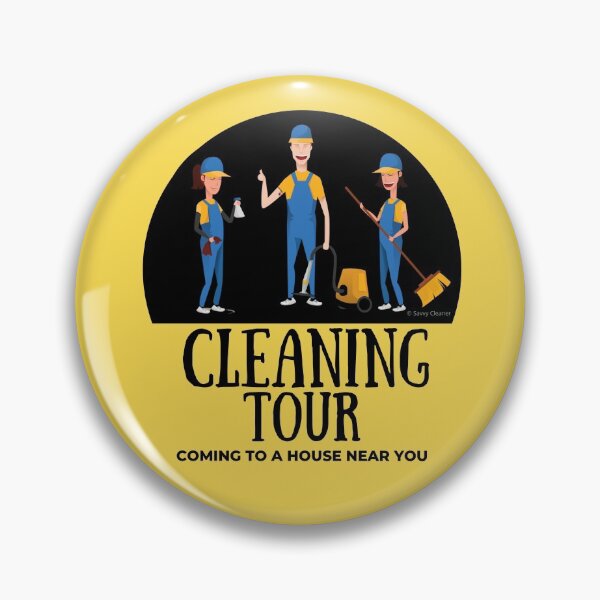 Item preview, Cleaning Tour Fun Housekeeping Vacuum Broom Spray Bottle Humor designed and sold by SavvyCleaner.