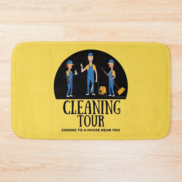 Item preview, Cleaning Tour Fun Housekeeping Vacuum Broom Spray Bottle Humor designed and sold by SavvyCleaner.