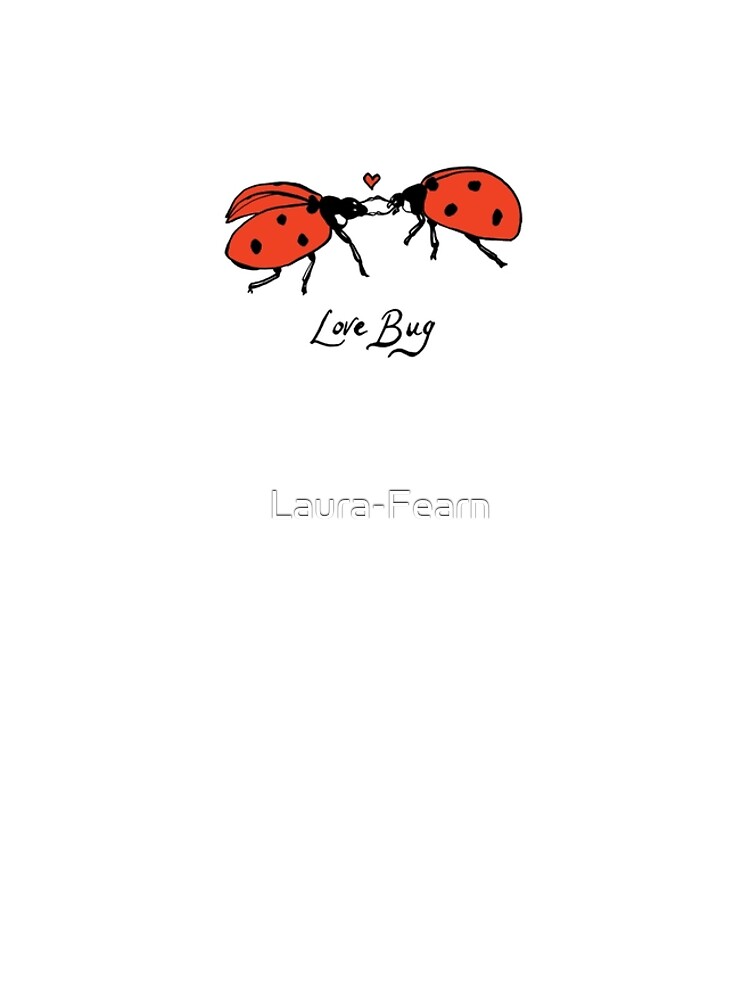 Love Bug, two ladybirds in love. by Laura-Fearn