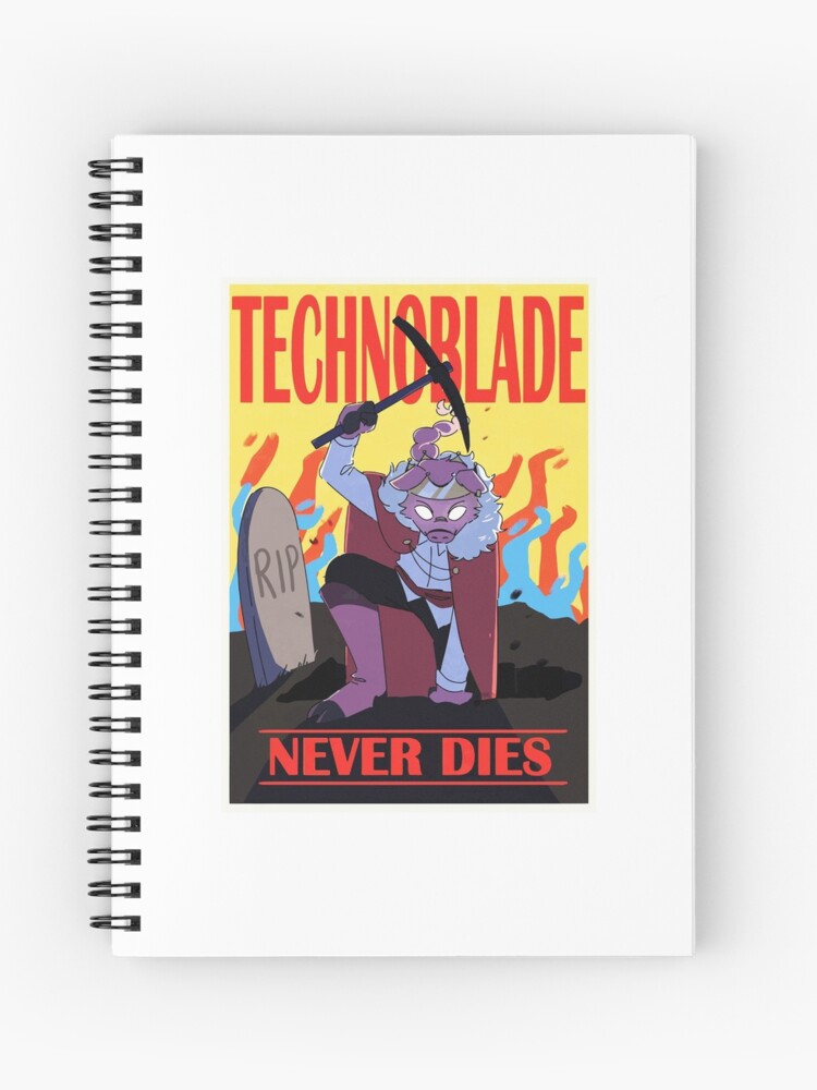 Technoblade Never Dies Notebook