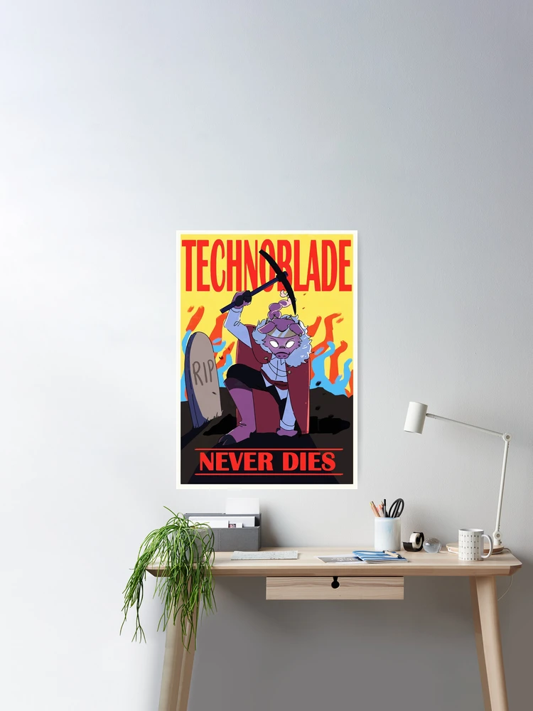 Technoblade never dies gamer video games funny Notebook - Journal Line -  130 Pages - 8.5 x 11 in : Wilson, Judith: : Books