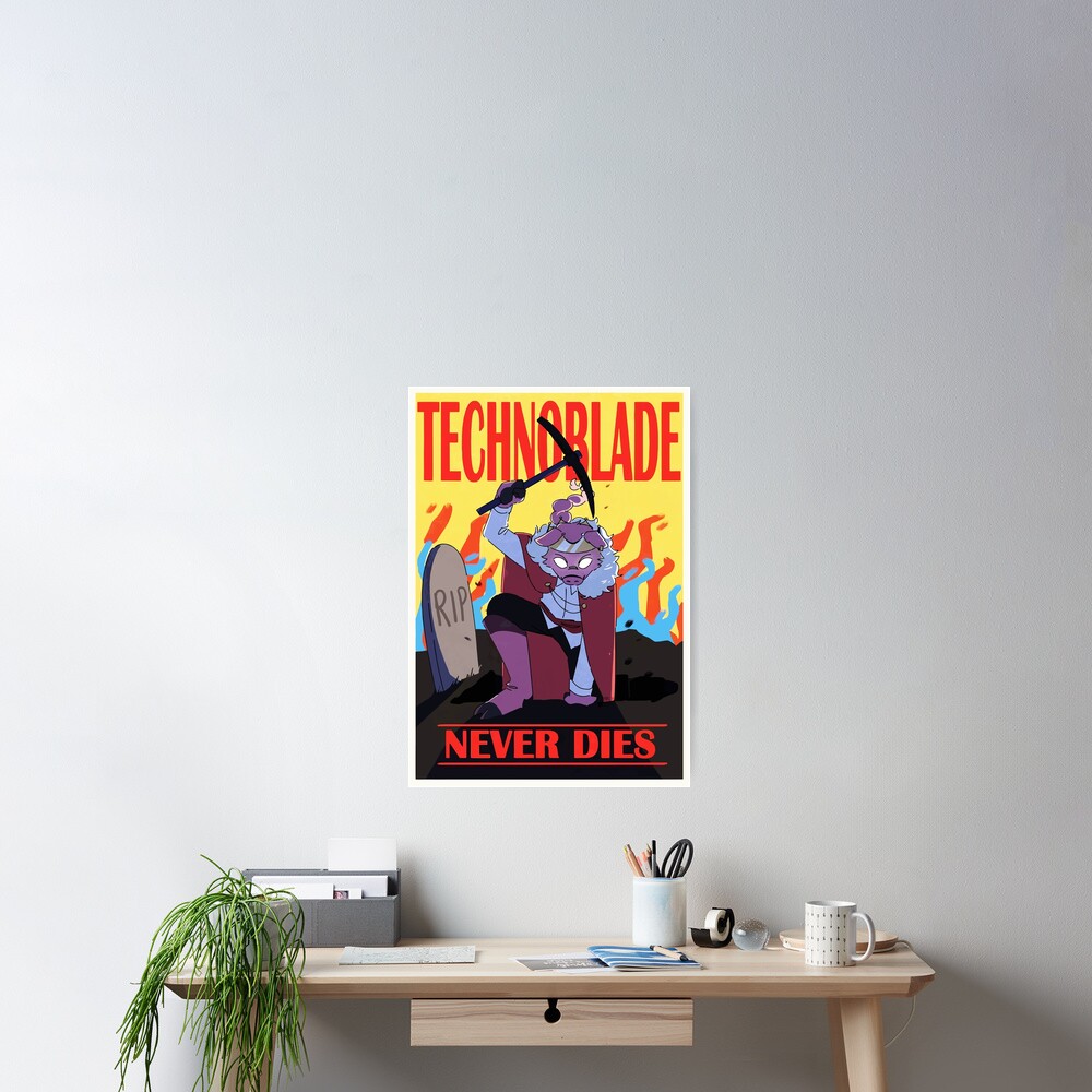 technoblade never dies Poster for Sale by khunthull