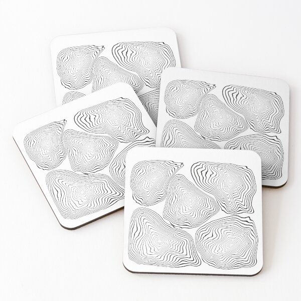 Item preview, Monochrome marbling pattern designed and sold by SJAPhoto.