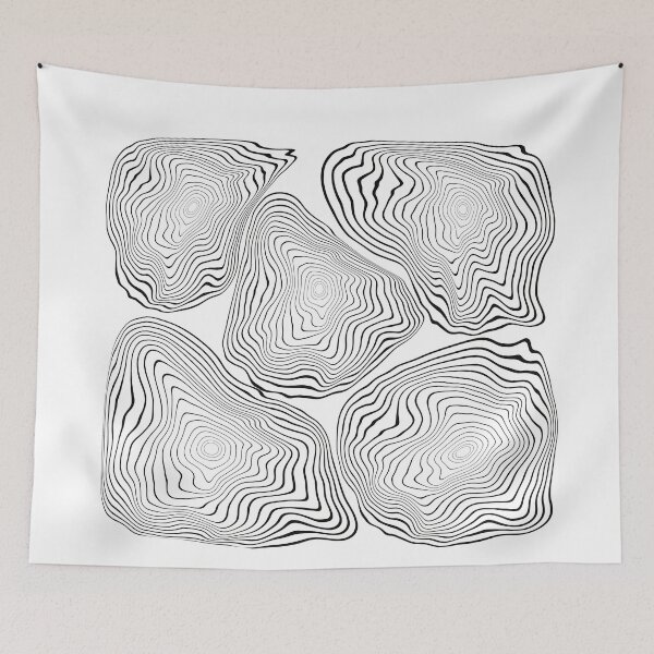 Item preview, Monochrome marbling pattern designed and sold by SJAPhoto.