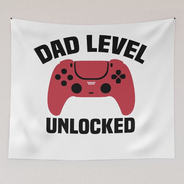 Item preview, DAD LEVEL UNLOCKED TEE SHIRT  designed and sold by NSTeeDesign.