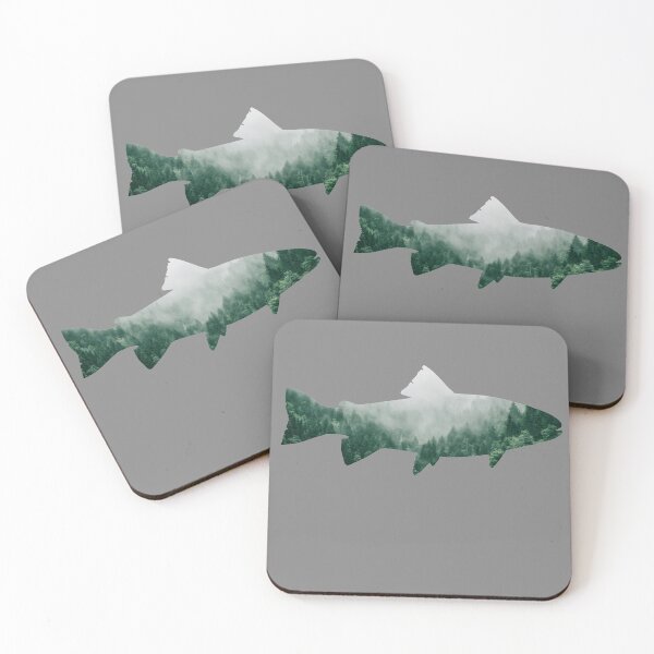 Item preview, Trout Fly Fishing Nature Outdoor Fisherman Gift designed and sold by Truly  Cheeky.
