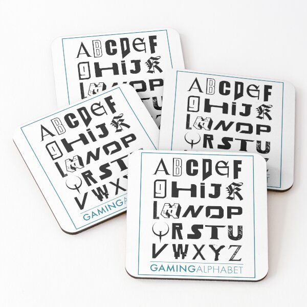 Item preview, Gaming Alphabet A to Z designed and sold by BlimeyPrints.