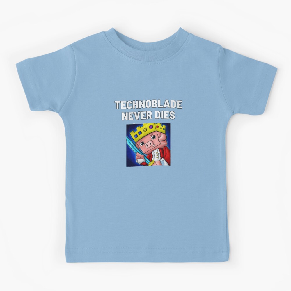 technoblade never dies Kids T-Shirt for Sale by khunthull