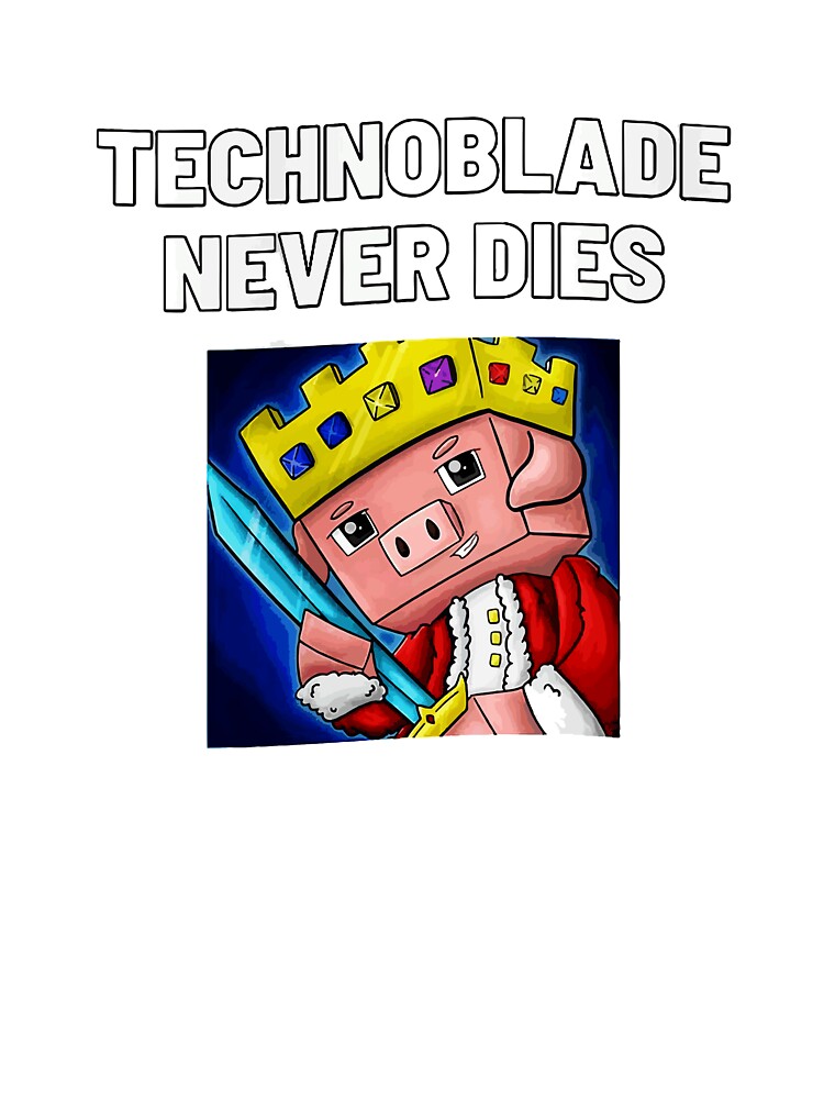 technoblade never dies Kids T-Shirt for Sale by khunthull