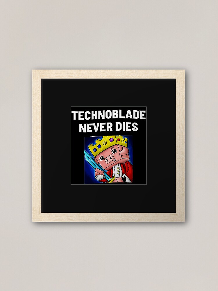 Technoblade never dies, an art print by Farz - INPRNT