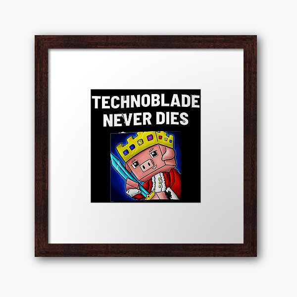 Technoblade Never Dies, an art print by Ruby Pearlmoon - INPRNT