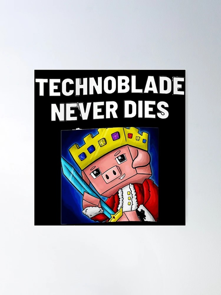 Poster for Sale avec l'œuvre « Skin Minecraft Technoblade » de l'artiste  molecat