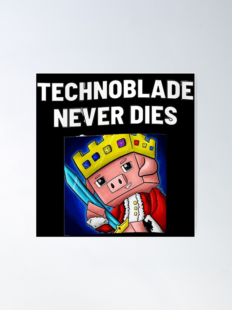 Technoblade Never Dies Merch Technobladeee Never Dies Merch Japanese Anime  Manga Poster Art Prints Home Decor Gift Posters : : Home