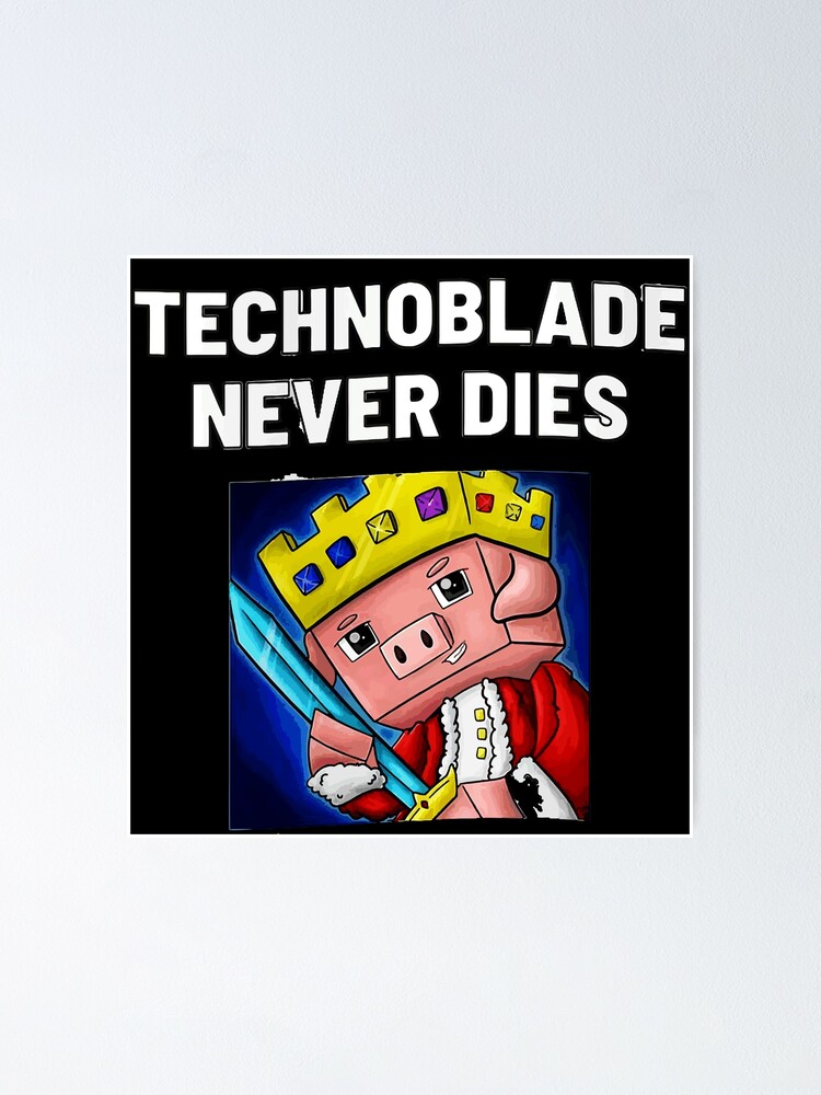 Technoblade Never Dies, Techno Blade Never Dies, Pins Metal Techno