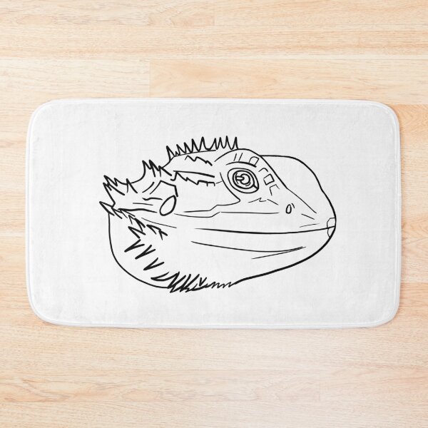 Item preview, Bearded Dragon Head Right Side designed and sold by PrileyRileyArt.
