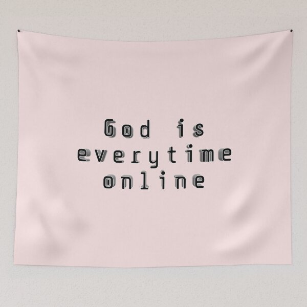 Item preview, *God is everytime online* designed and sold by ITALY-Roselli-.