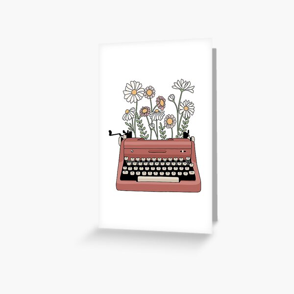 Item preview, Type Writer Flowers  designed and sold by jamiemaher15.