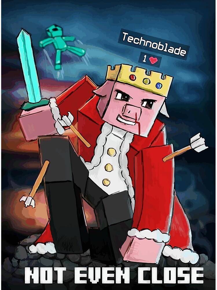 Technoblade 🐷 never 🚫 dies 🥓 (Also blood warning)