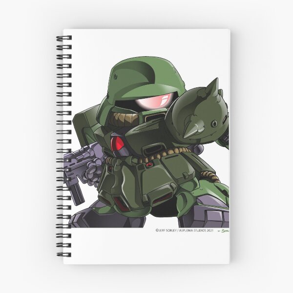 Item preview, Asplenia Studios: SD Zaku II FZ (b-helmet) designed and sold by Asplenia Studios.