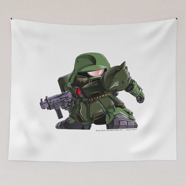 Item preview, Asplenia Studios: SD Zaku II FZ (b-helmet) designed and sold by Asplenia Studios.