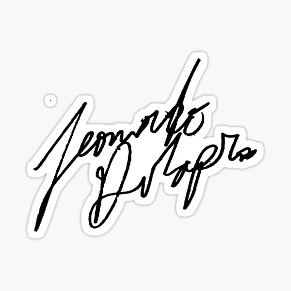 Leonardo Dicaprio SIGNATURE Sticker