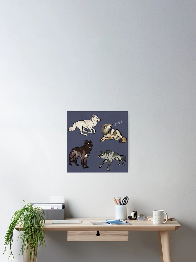 Thumbnail 2 of 3, Poster, Wolves designed and sold by Copperbora.