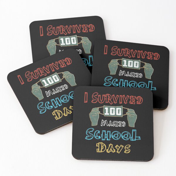 Item preview, I Survived 100 Masked School Days Teacher Student Gift Idea designed and sold by SereneSouls.