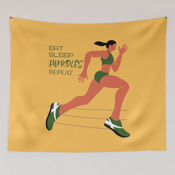 Item preview, Eat Sleep Hurdles Repeat designed and sold by TKsTees.