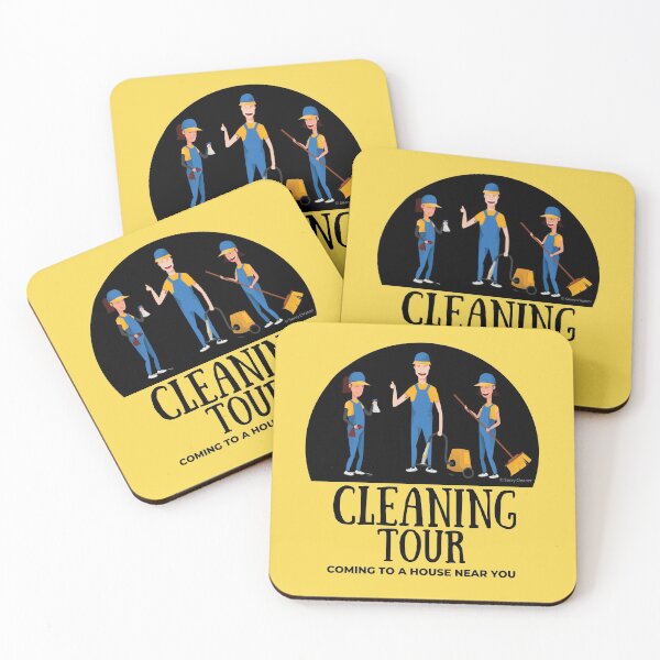 Item preview, Cleaning Tour Fun Housekeeping Vacuum Broom Spray Bottle Humor designed and sold by SavvyCleaner.