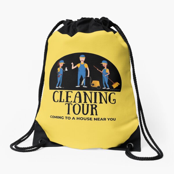 Item preview, Cleaning Tour Fun Housekeeping Vacuum Broom Spray Bottle Humor designed and sold by SavvyCleaner.