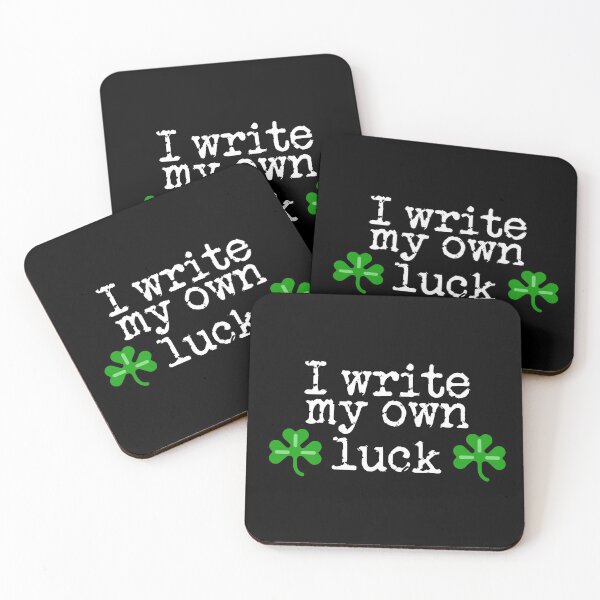 Item preview, I write my own luck designed and sold by TeaRoseWriter.