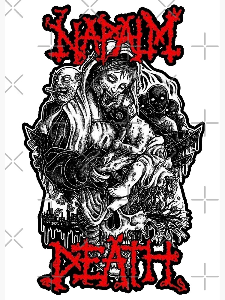 Napalm Death Mother And Child Poster For Sale By Bristolhummm