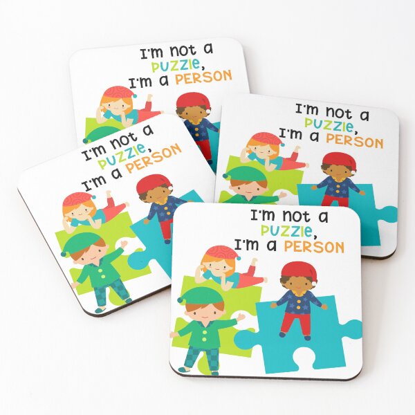 Item preview, I'm not a puzzle, I'm a person pajamas designed and sold by Kirsten Uecker.