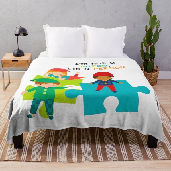 Item preview, I'm not a puzzle, I'm a person pajamas designed and sold by Kirsten Uecker.