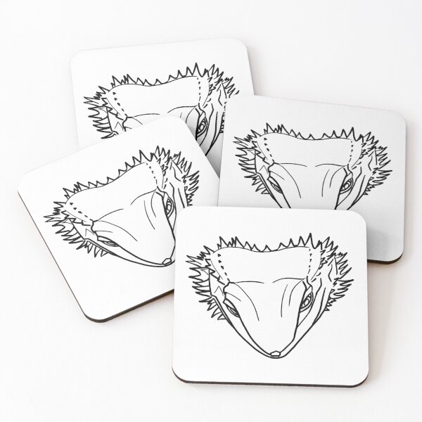 Item preview, Bearded Dragon Head Above designed and sold by PrileyRileyArt.