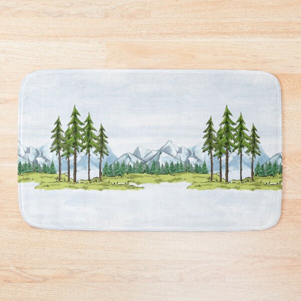 Item preview, Forest Landscape Woodland Forest Friends designed and sold by CreativeBu.