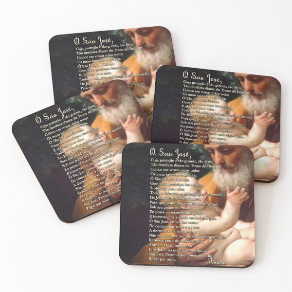 Aperçu de l'œuvre Prière de Saint Joseph en portugais créée et vendue par ArmorOfGodStore.