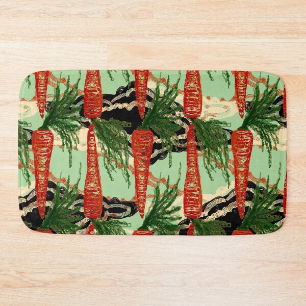 Item preview, Carrots and Clouds Pattern (Sea Foam Green) designed and sold by SaltCitySage.
