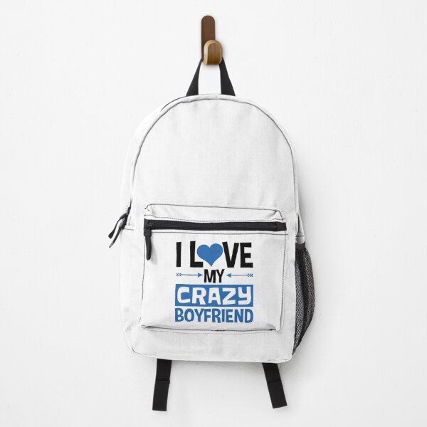 Item preview, I Love My Crazy Boyfriend designed and sold by jaygo.