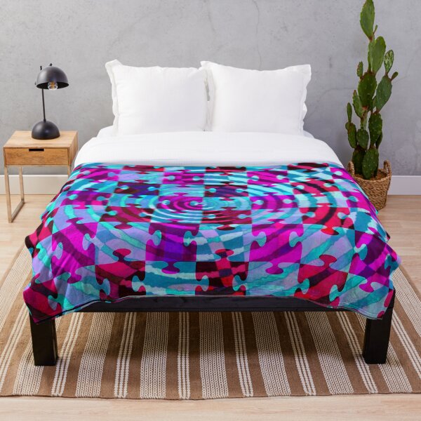 Artikelvorschau, Retro-Rasberry Ripple-Puzzle-Muster entworfen und verkauft von LJWDesigns.