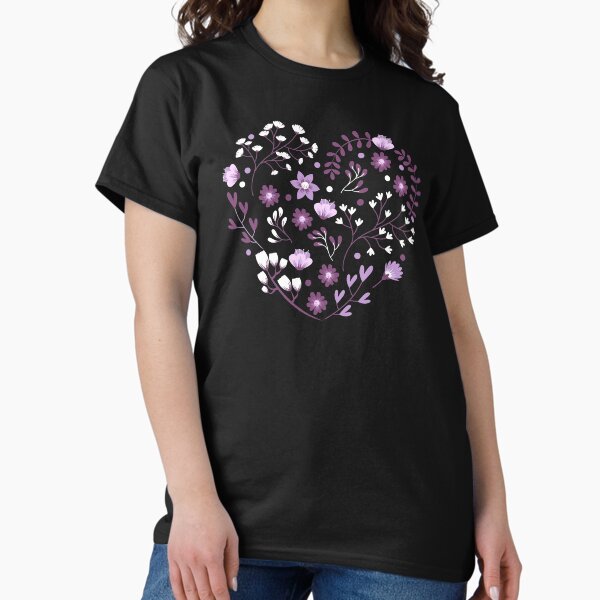 Aperçu de l'œuvre Coeur floral, coeur Saint-Valentin de fleurs, joli coeur fait de fleurs, coeur de fleurs de printemps, créée et vendue par FrescoGraphics2.