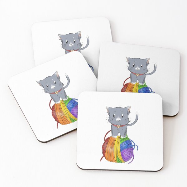 Item preview, lgbt cat designed and sold by MDKawaii.