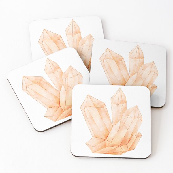 Item preview, Watercolor quartz crystal cluster - yellow designed and sold by MamSelle.
