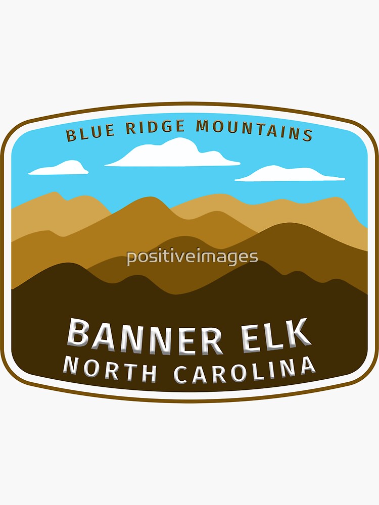 "Banner Elk, North Carolina" Sticker for Sale by positiveimages Redbubble
