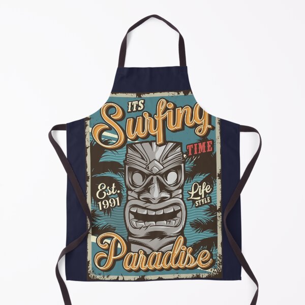 Item preview, Surfing Tiki Paradise designed and sold by alekovic.