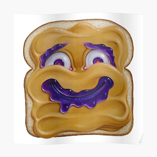 Happy Peanut Butter Poster